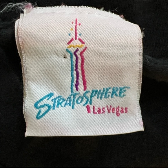 Vintage 90’s Vegas T-Shirt Single Stitch Sleeves Stratosphere Vegas Skyline Gift - Picture 11 of 11